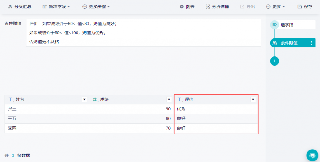 九数云4月更新｜别了if函数，新增故事板、查看者，分析表及图表优化插图1