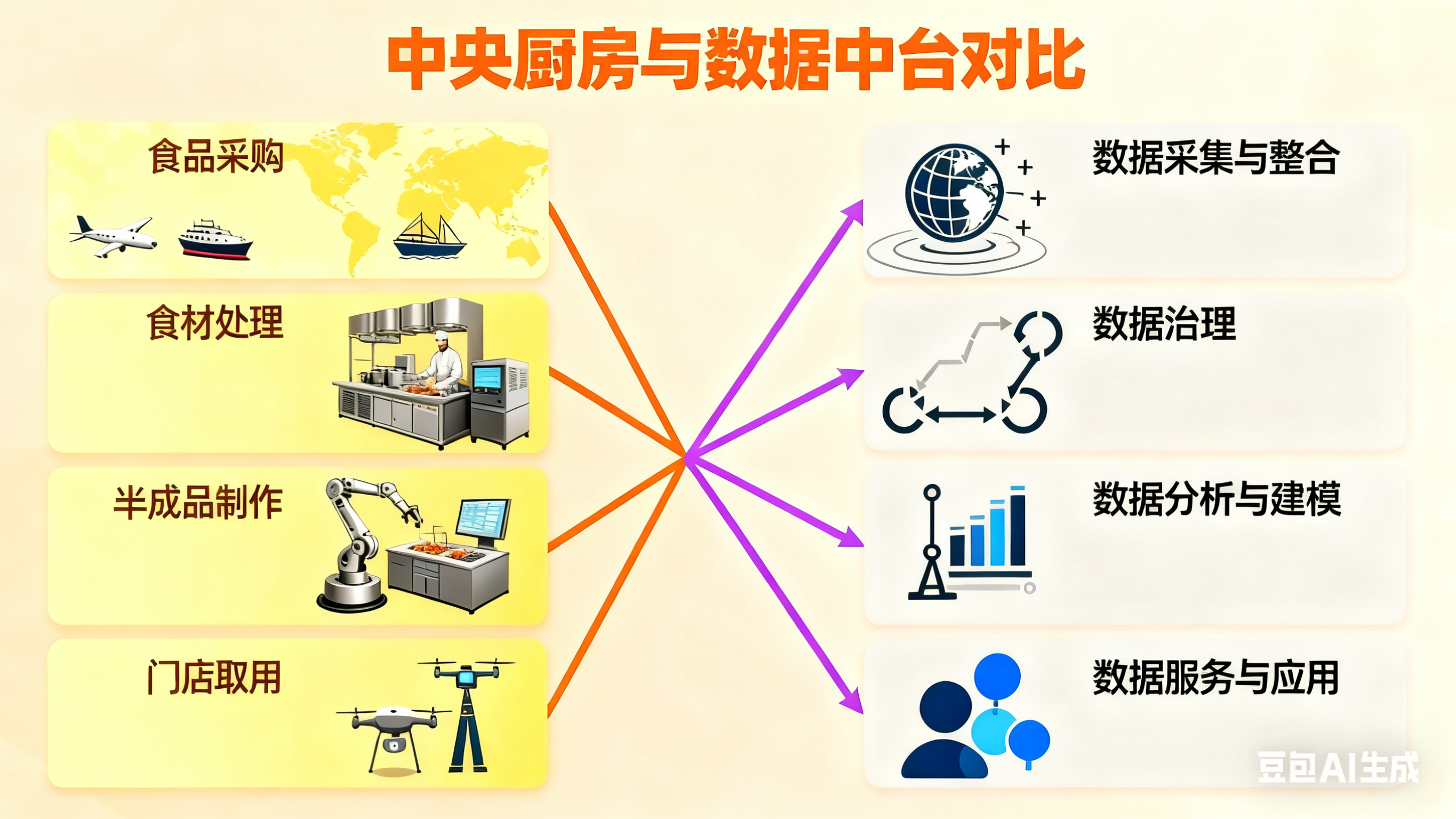 数据中台是什么？这次用“预制菜风波”聊透这个概念插图