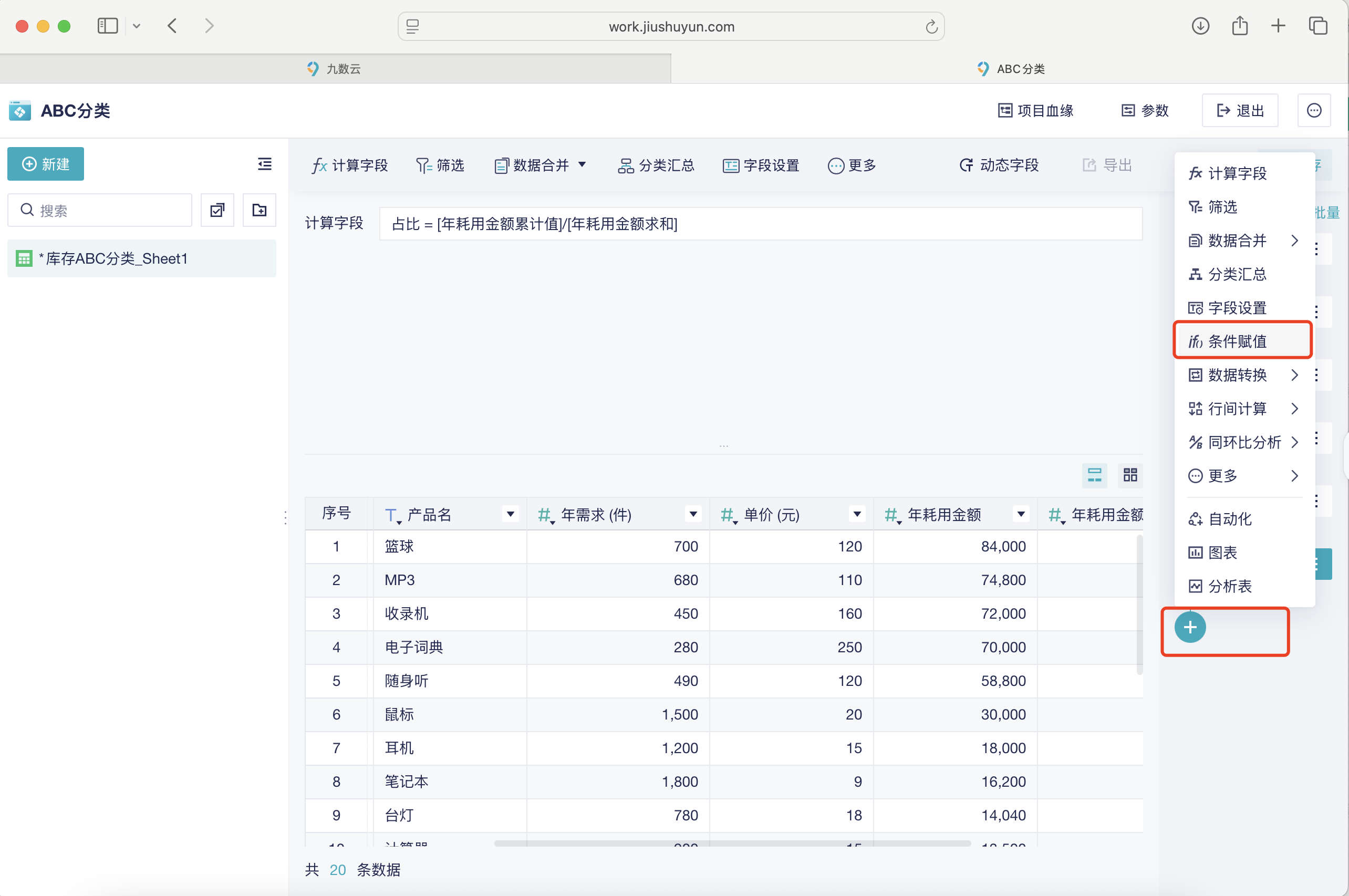 1天1个库存分析方法:ABC分类法插图8 1天1个库存分析方法:ABC分类法插图8